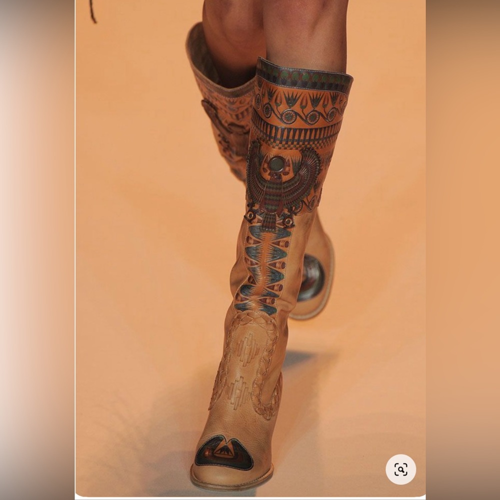 RARE Anna Sui Runway Spring 2009 Phoenix Boots